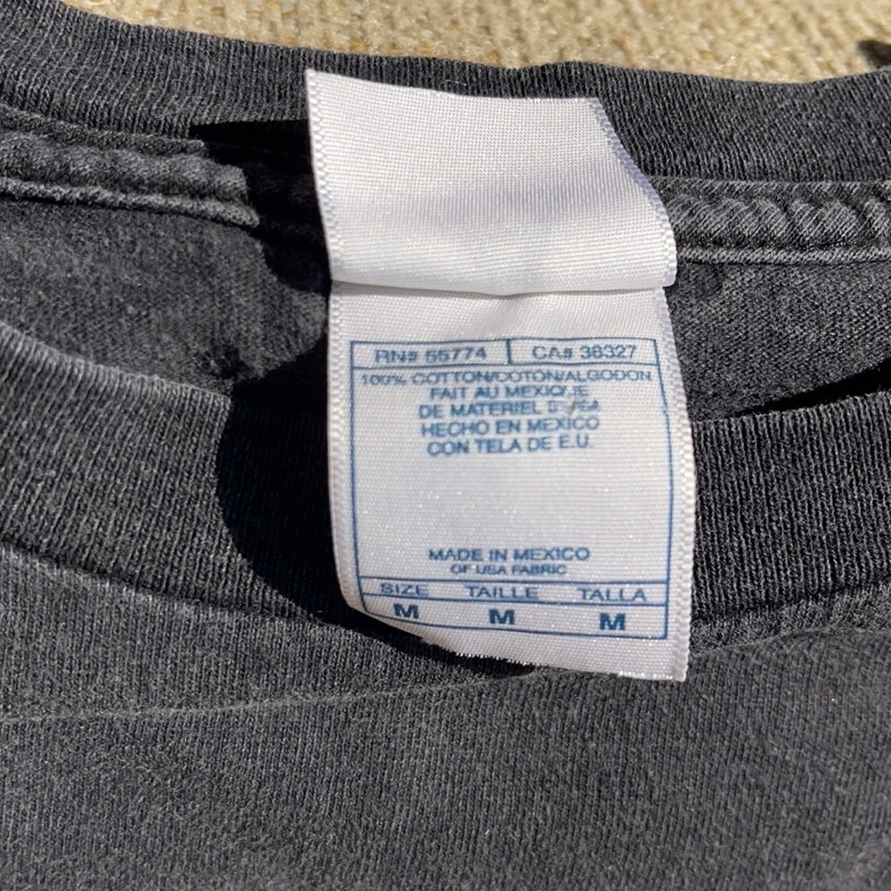 𝅺X: Men’s Pink Floyd AAA Charcoal Gray 2004 Crew Neck T-Shirt - Picture 4 of 7